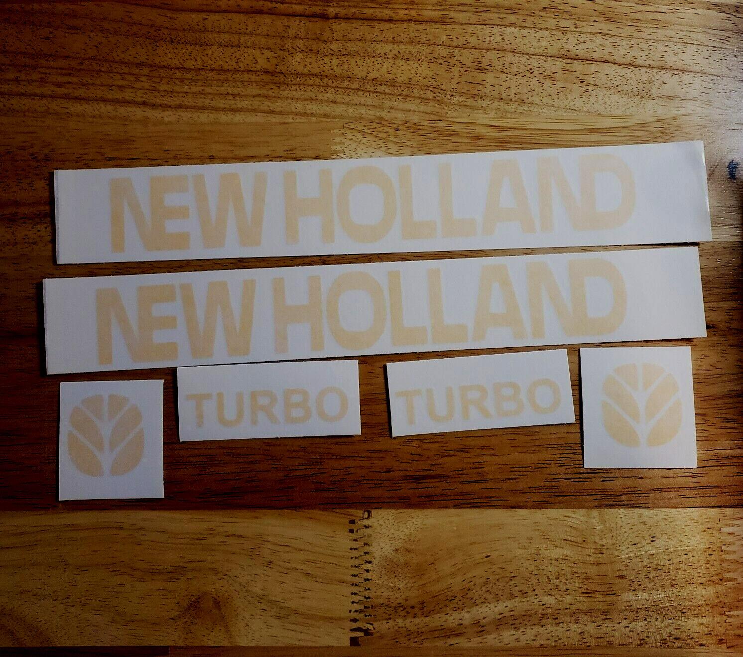 New Holland Skid Steer DECAL KIT (Set Of 6) Yellow Replacement Equipment Sticker