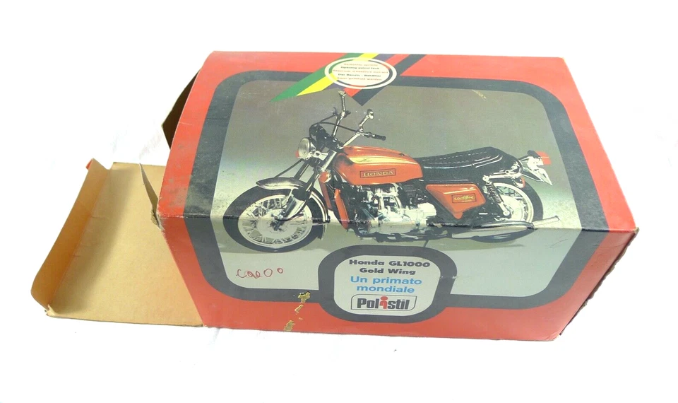 MODELLINO 1:10 VINTAGE POLISTIL MOTOCICLISMO MOTO D'EPOCA HONDA GL 1000 - Immagine 3 di 4
