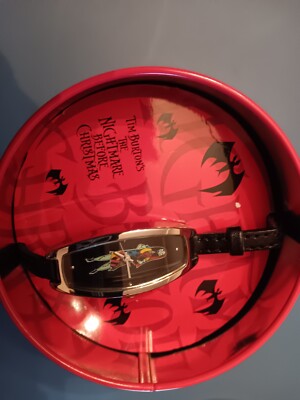 Nightmare Before Christmas 10th Anniversary Women's Watch New In Tin