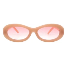 Womens Sunglasses Wide Oval Shape Retro Fashion UV 400
