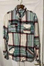 Hurley Hooded Jacket Size (m) In Multicoloured Cotton Cheese Cloth,con’t..⏩⏩
