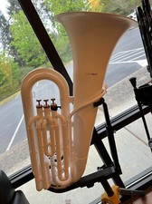 Coolwind CTU-180 ABS plastic Tuba, BBb, 3 piston valves, with bag,mouthpiece