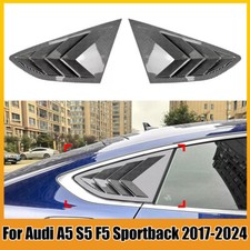 Cubierta de persiana de ventana trasera de fibra de carbono ABS para Audi A5 S5 F5 Sportback 2017-2024