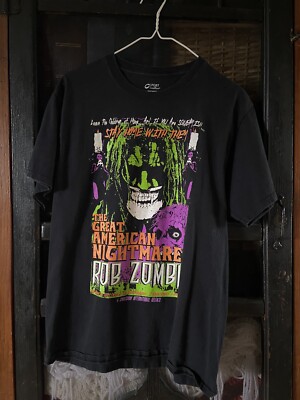 Rob Zombie medium t shirt the Great American Nightmare