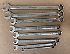 Snap On 8 Piece 12 Point Metric Flank Drive Combination Wrench Set