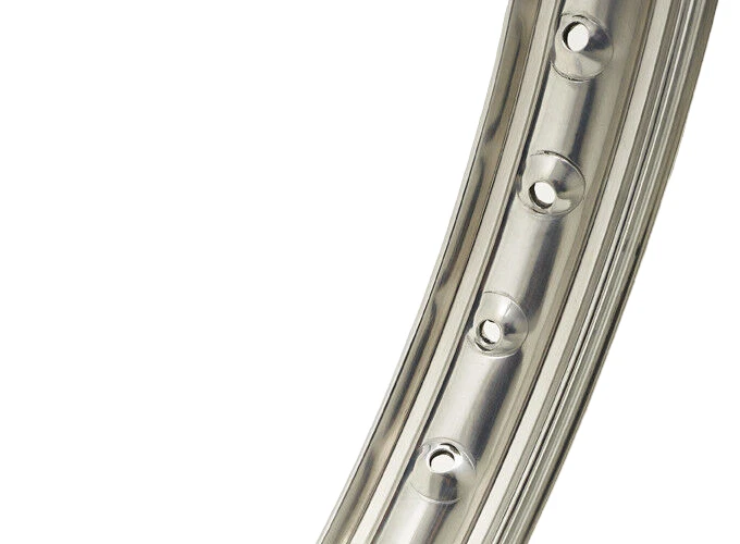 CERCHIO ALLUMINIO MOTO D'EPOCA CLASSICHE BORDO H WM1 1,60 X 17 FORI 32 - Immagine 4 di 4