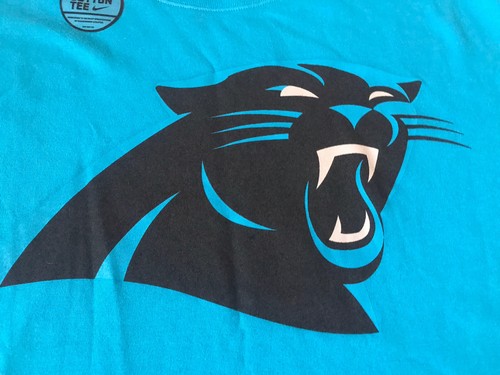 CAROLINA PANTHERS NIKE DRI-FIT BLUE TEE SHIRT SIZE XXL - Picture 2 of 4