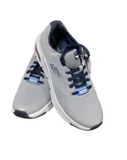 Skechers Womens Air Cooled Arch Fit Shoes Black And Gray Size 8 NIB