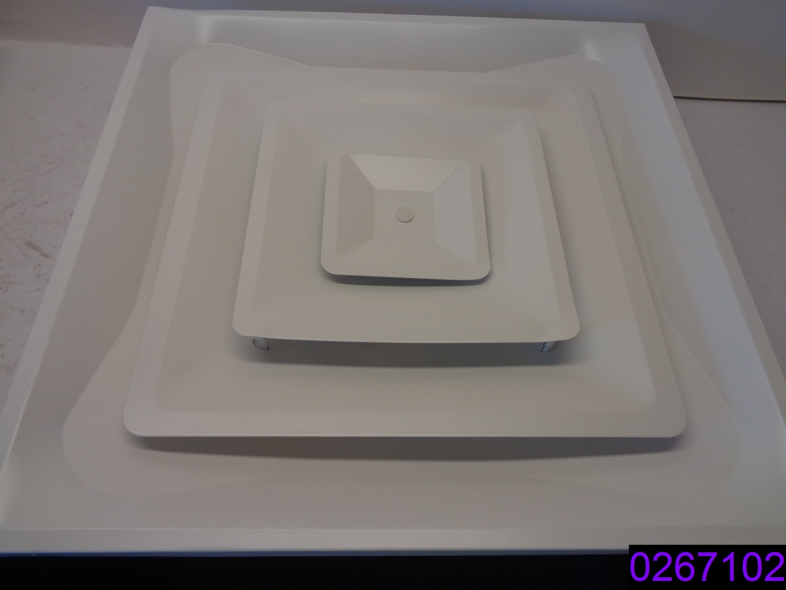 Industrial Grade 4MJV5 Air Diffuser 3 Cone 12u0026#034; duct White | eBay