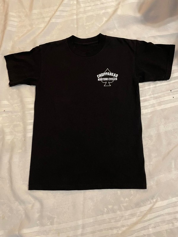 NYHC Choppahead Kustom Cycles, East Freetown MA  TShirt- Size M- Two Sided