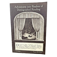 1925 Advertising Pamphlet Bibelot Books Thomas Bird Mosher Vintage Antique Sales