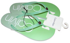 NWT Women's CALVIN KLEIN Flip-Flops Size 7 Super Cute FS: