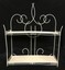 mid century wire metal hanging wall shelf rack cottage chic bathroom kitchen