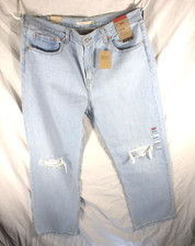 Levis Low Pro Straight Leg Jeans Women 32 Light Denim Mid Rise Cotton Pockets