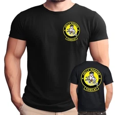 Jolly Rogers Tomcat Patch Design Double Sided Shirt
