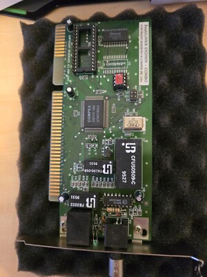 COMPEX ReadyLINK EN2000N-COMBO ISA 10Base-T/BNC Ethernet NIC   Vintage DOS Netwo
