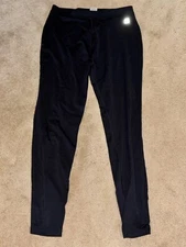 Lands End Men’s Long Johns Black Medium Warm Base Layer