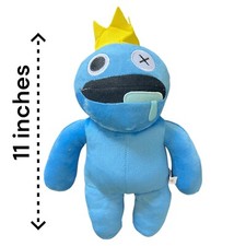 Rainbow Friends Blue Plush 11" Inch Tall Plushie Doll figure Game Toys NEW