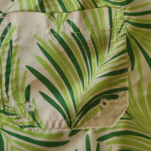 Janie & Jack Swim Suit Boys Green Palms Sz 6 NWOT - Picture 4 of 5