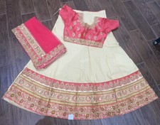Indian Diwali Ghagra Lehanga Choli Blouse Dupatta Wedding Engagement Dress