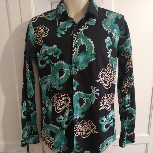 Devils Advocate Men's Dragon Print Shirt eBay