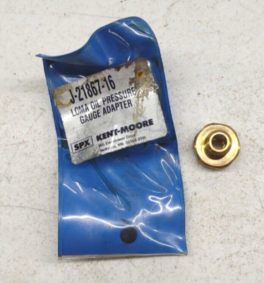 Kent Moore KM Gm J-21867-16 Loma Oil Pressure Gage Adapter GEN IV Engine SKU63T