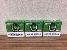 3 Dr Squatch Marvel Hulk Scrub Smash Limited Edition 5 oz Natural Soap Bars