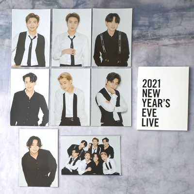 BTS 2021 New Year's Eve Live Label Concert Official Postcard - 7
