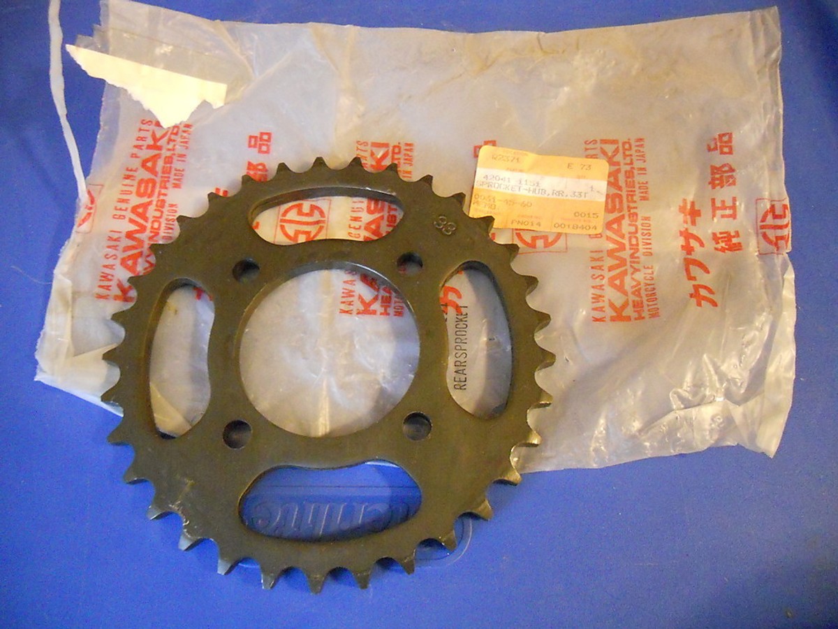 NOS Kawasaki Rear Sprocket 33T 1981-1982 KZ305 42041-1151 | eBay NOS Kawasaki Rear Sprocket 33T 1981-1982 KZ305 42041-1151 | eBay