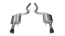 Corsa Performance 14326blk Axle-back Exhaust For 2015-2017 Ford Mustang Gt
