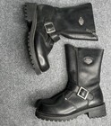 Harley-Davidson Womens 8 Stasia Engineer Black Motorcycle Boots 81994 