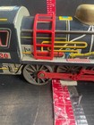 Japanese Tin Toy Locomotive Tiger Train Model 7630 Friction Drive whistle works — photo 5