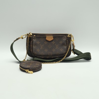 Louis Vuitton Multi Pochette Accessories Brown Canvas Shoulder Bag T10314835