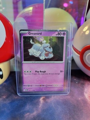 Greavard 100/197 Pokémon TCG S&V Obsidian Flames Common Cosmos Promo Holo NM 