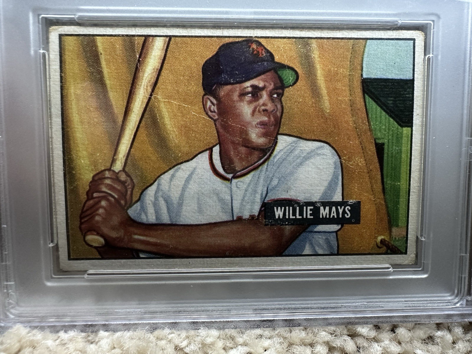 1951 Bowman Willie Mays #305 (RC) PSA 2 Centered! view 3