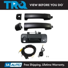 TRQ Exterior Door & Tailgate Handle Set Front Fits 2007-2013 Toyota Tundra