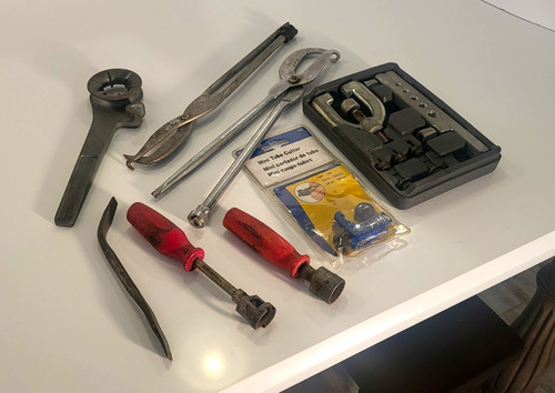 W306-70 45° Double Flaring Tool Kit w/ Mini Tube Cutter 1/8"-7/8" Multi pieces