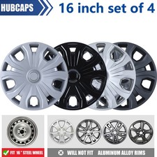 16 Hubcaps Set Of 4 Wheel Cover For 2014-2023 Ford Transit Connect Snap-on R16