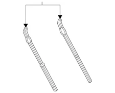 Genuine Mercedes-Benz Wiper Blade 167-820-92-01