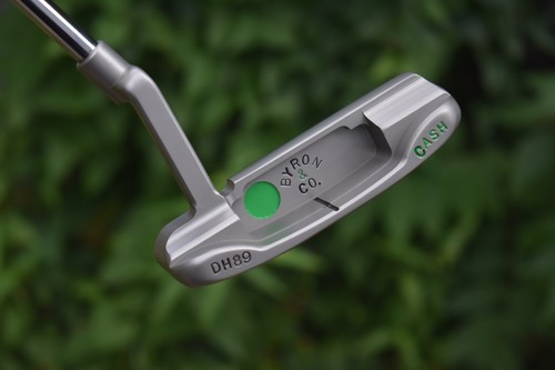 STUNNING Byron Morgan DH89 Putter / Stainless Steel / Green Tour Dot / RH 34.5" - Picture 5 of 20