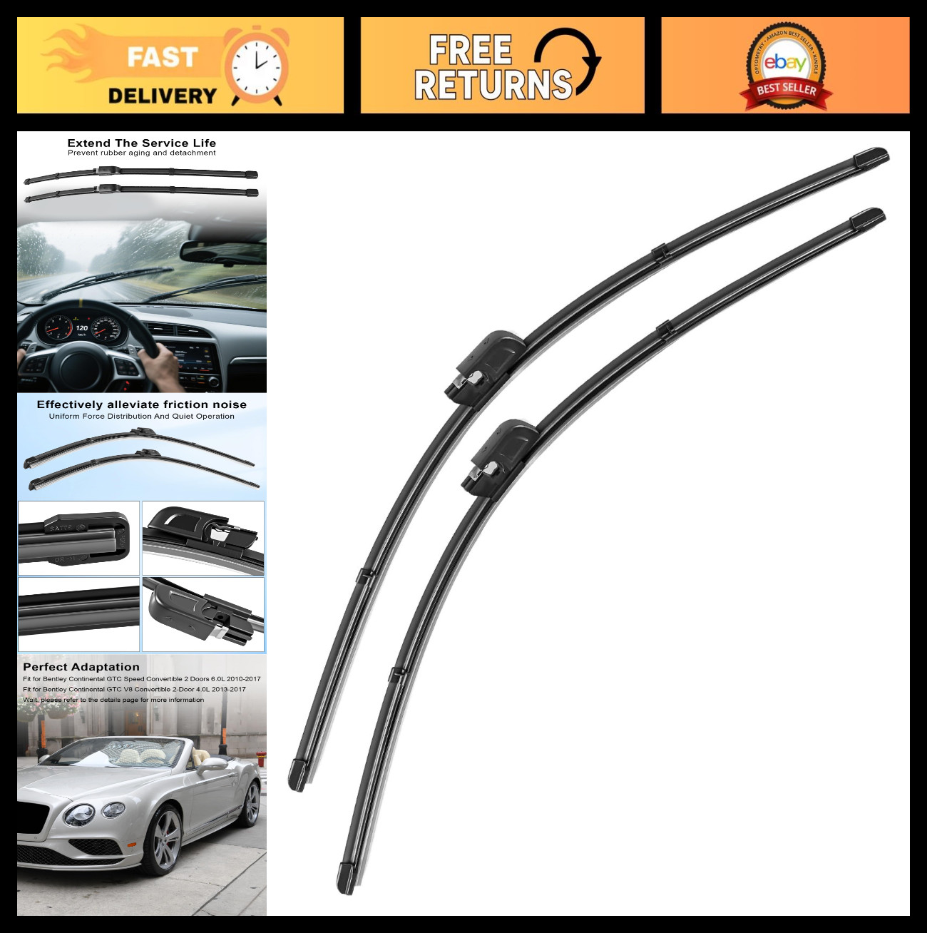 Bentley Continental GT 2007 Front Wiper blade