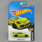 2016 Hot Wheels Porsche 911 GT3 RS Lime Green Nightburnerz 6/10 117/365