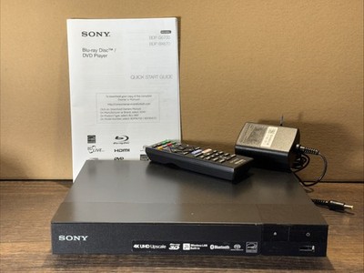 Sony BDP-S6700 4K Upscaling Blu-ray Player - Remote - TESTED 