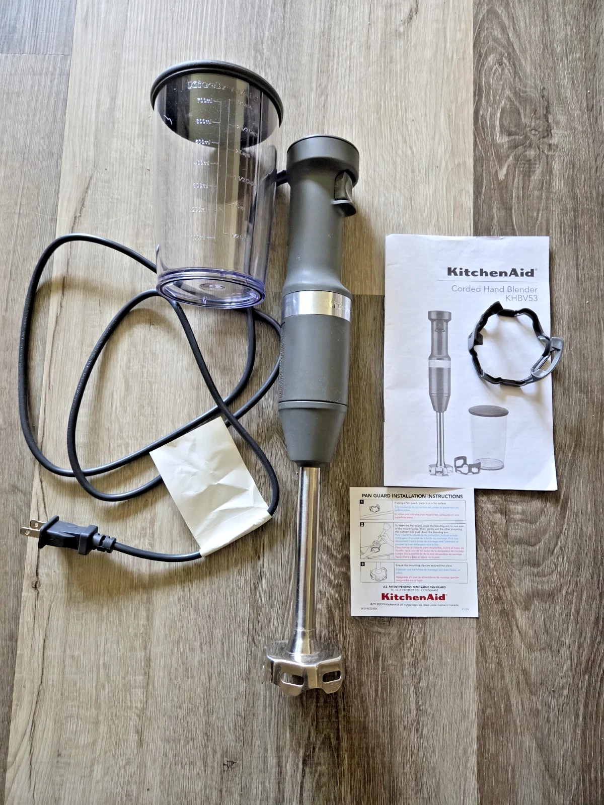 KitchenAid Variable Speed Corded Hand Blender KHBV53DG Dark Gray