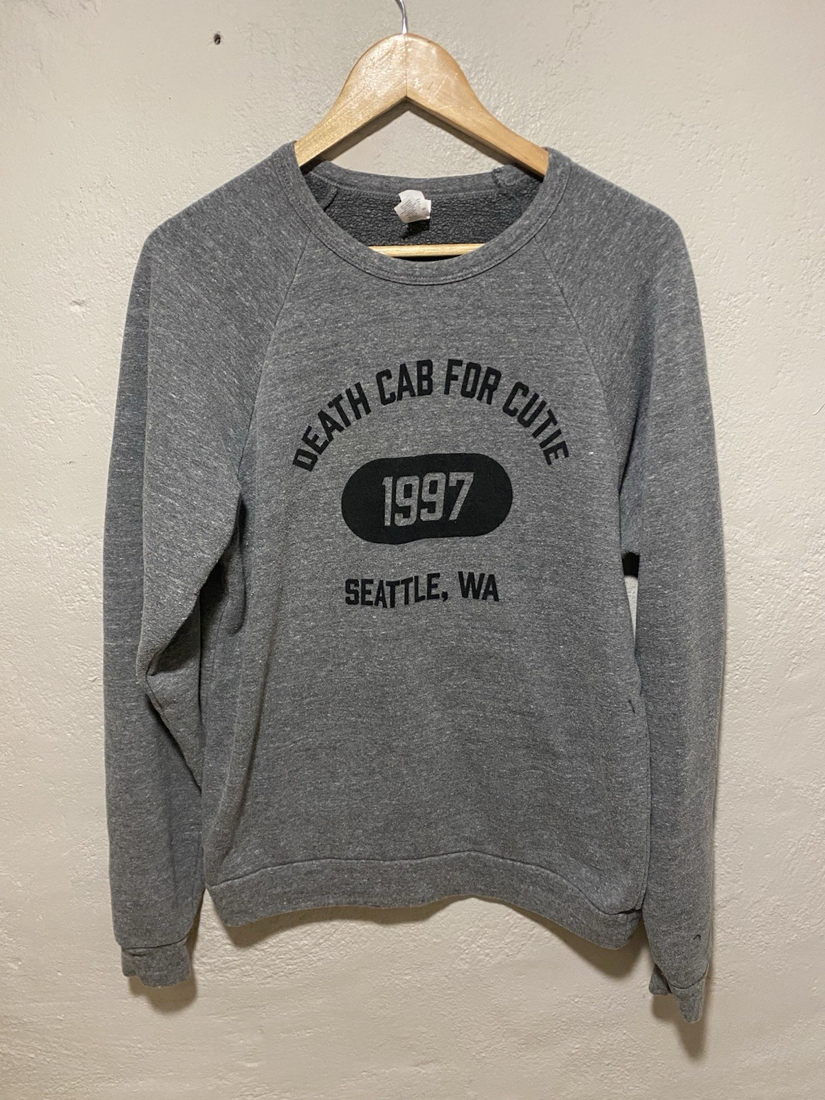 Deathcab For Cutie 1997 Seattle Crewneck Sweatshirt Size Large RARE