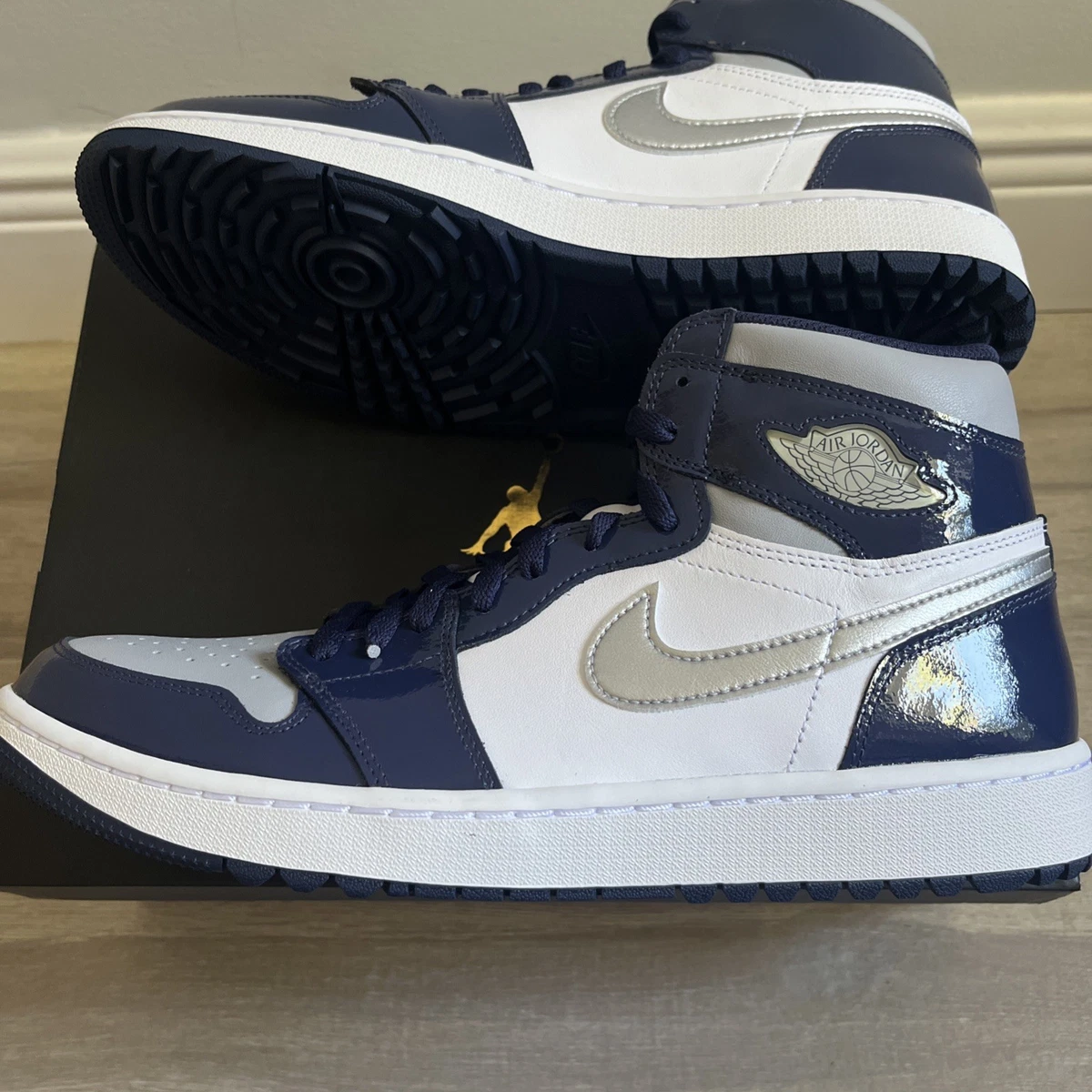 Jordan 1 Golf White Metallic for Sale | Authenticity Guaranteed | eBay