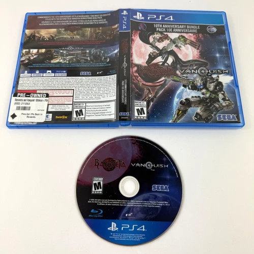 Bayonetta & Vanquish 10th Anniversary Bundle Game for Playstation 4 PS4 Complete