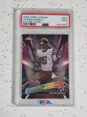 2024 Topps Chrome Future Stars Jayden Daniels #FS-2 PSA 9 (RC)
