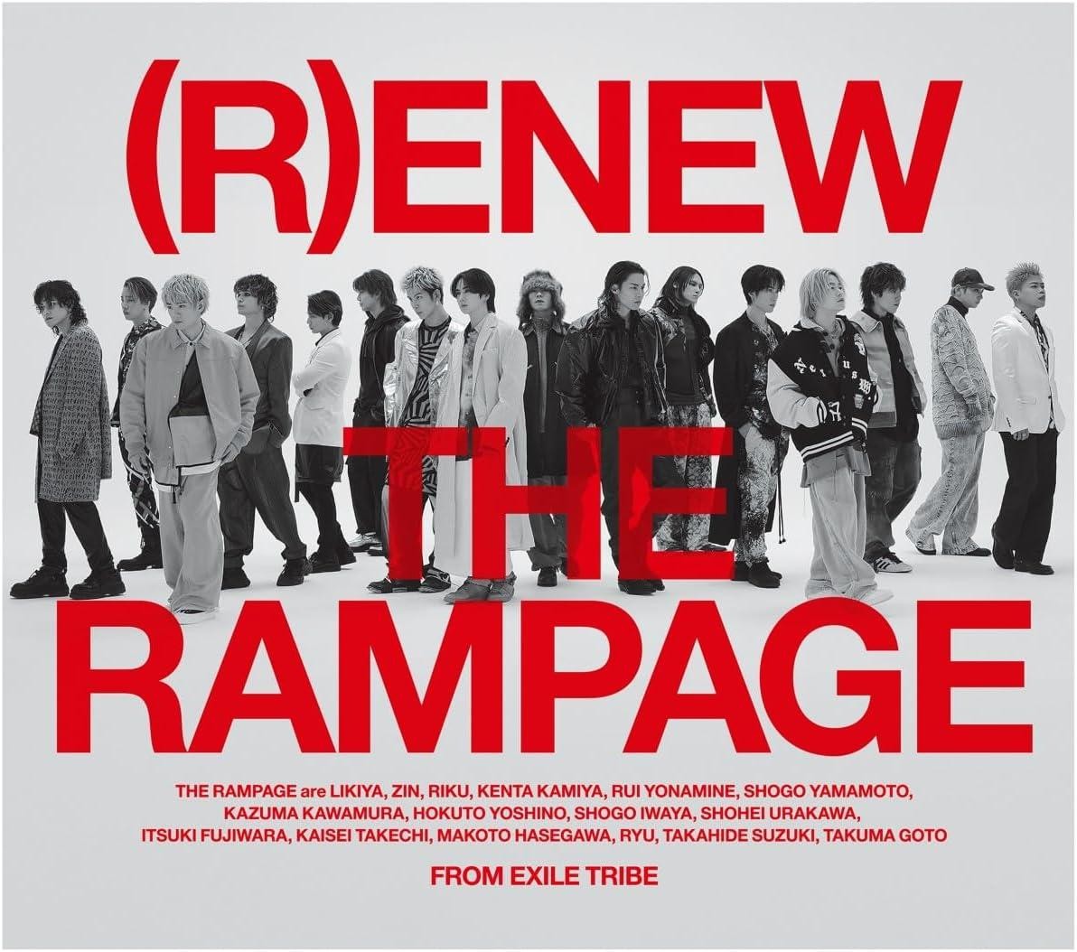 THE RAMPAGE DVD+(R)ENEW CD CD (R)ENEW (2CD+DVD Music Video Edition) Japan THE RAMPAGE