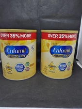 Lot Of 2 Enfamil Neuro Pro Formula Powder Infant Baby 28.3 oz 